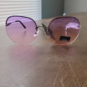 Rimless women sunglasses